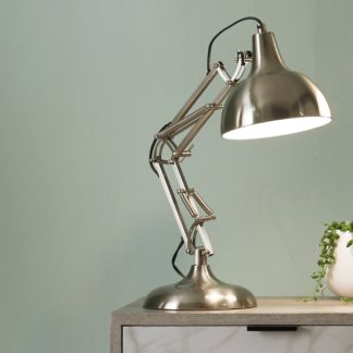 An Image of Alonzo Task Table Lamp Silver
