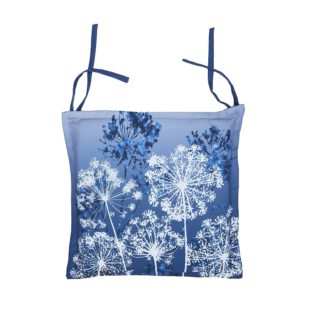 An Image of Dandelions Blue Seat Cushion - Set of 2