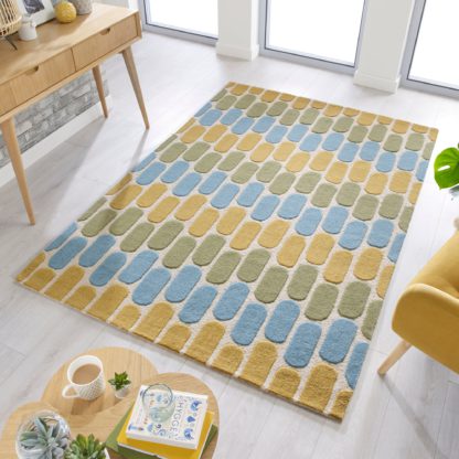 An Image of Fossil Rug Grey