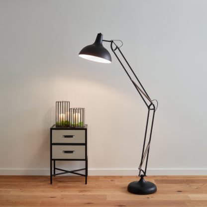 An Image of Alonzo Task Floor Lamp Gold