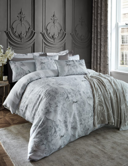 An Image of Laura Ashley Pure Cotton Sateen Tregaron Bedding Set