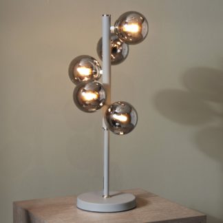 An Image of Blair Grey Table Lamp Grey