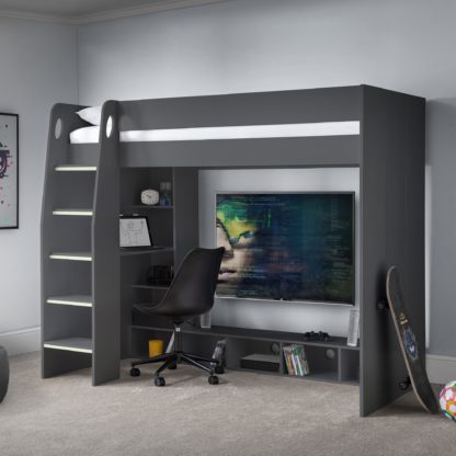 An Image of Nebula Gaming Bed Black