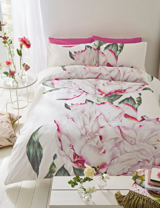 An Image of Voyage Maison Pure Cotton Parcevall Peony Bedding Set