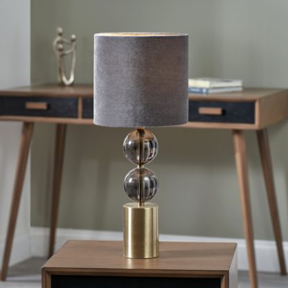 An Image of Harris Glass Table Lamp Clear