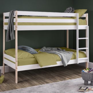 An Image of Nova Bunk Bed Two Tone Natural