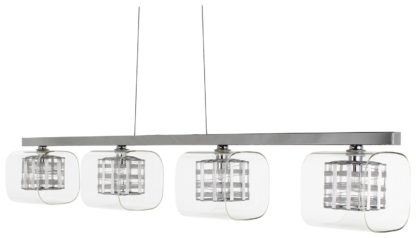 347a326a899c409765b3009942e4b128d78eae7c62340189592a7d70a9f8a539.jpg An Image of Impex Avignon Metal 4 Light Pendant Light - Chrome