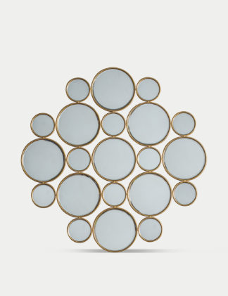 An Image of Gallery Home Wallis Circles Hanging Wall Mirror