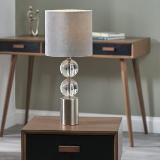 An Image of Harris Glass Table Lamp Clear
