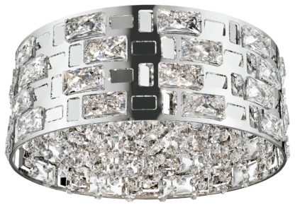 5e3aa566110f1a0c0efcec39084936b7fae3eb98fdac66fbf7c13c9ee8e7c4b3.jpg An Image of Lola Crystal Pendant Light - Chrome