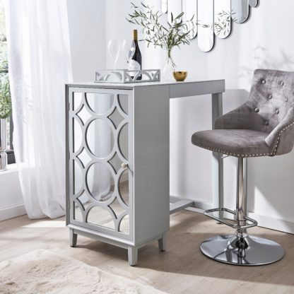 An Image of Delphi Bar Stool with Selena Bar Stool Selena Mink