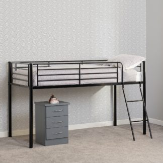 An Image of Kora Midsleeper Bed Black