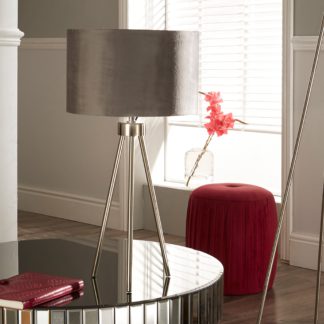 An Image of Houston Tripod Table Lamp Silver