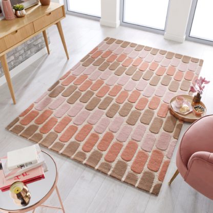 An Image of Fossil Rug Grey