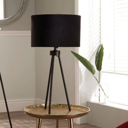 An Image of Houston Tripod Table Lamp Silver