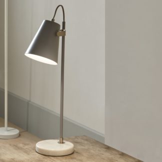An Image of Theia Task Table Lamp Grey