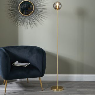 An Image of Arabella Metal Floor Lamp Gold