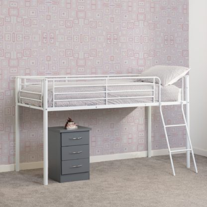 An Image of Kora Midsleeper Bed Black