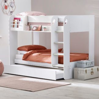 An Image of Mars Bunkbed and Underbed Trundle White