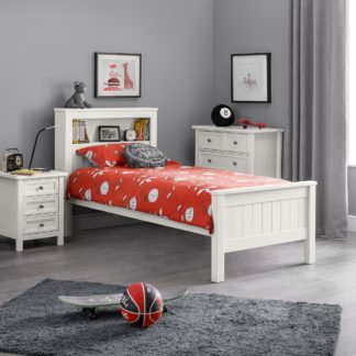 An Image of Maine Bookcase Bed White