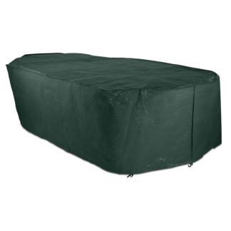 An Image of Outdoor Garden Medium Rectangular Table & Chair Set Cover