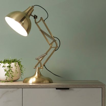 An Image of Alonzo Task Table Lamp Silver