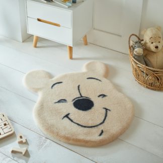 An Image of Disney Winnie the Pooh Supersoft Rug Natural