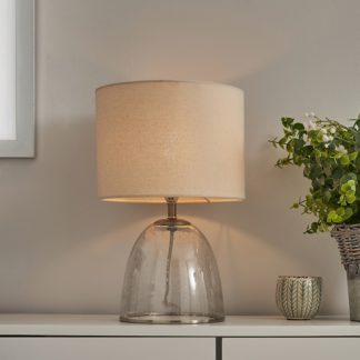 An Image of Windermere Table Lamp - Satin Nickel