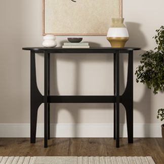 An Image of Carlo Console Table Black Black
