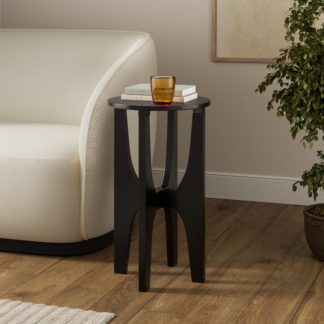 An Image of Carlo Side Table Black Black