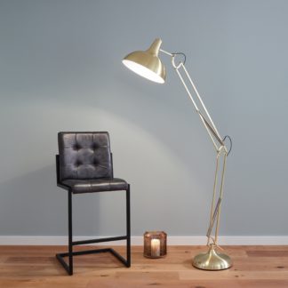An Image of Alonzo Task Floor Lamp Gold