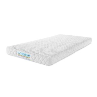 An Image of Silentnight Twinkle Pocket Cotbed Mattress White