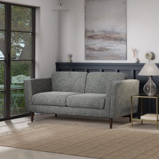 An Image of Anton Tonal Weave 3 Seater Sofa Tonal Weave Grey