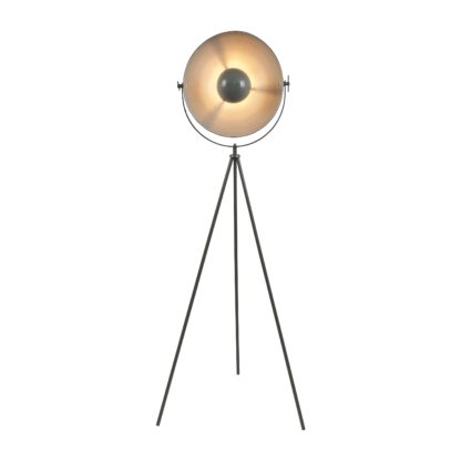 An Image of Sona Diffused Tripod Floor Lamp Black