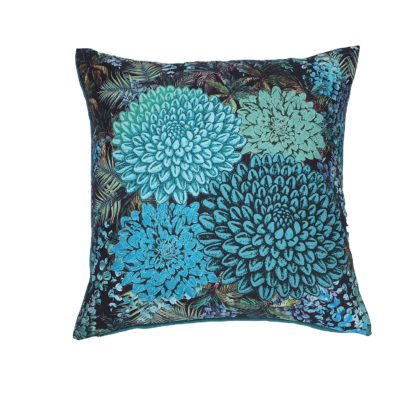 An Image of Foliage Garden Cushion - Green