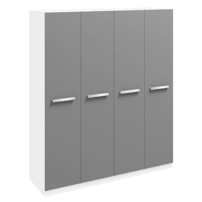 An Image of Moritz 4 Door Wardrobe White