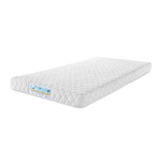 An Image of Safe Nights Lullaby Breathable Cot Mattress White