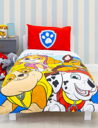 An Image of M&S PAW Patrol™ Cotton Blend Toddler Bedding Set