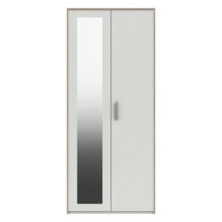 An Image of Florrie Double Wardrobe White