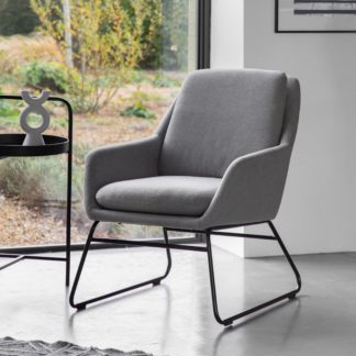 An Image of Floris Fabric Chair Grey
