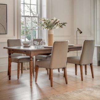 An Image of Matola 8 Seater Rectangular Extendable Dining Table Natural