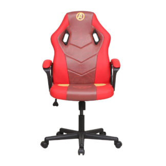 An Image of Disney - Avengers - Computer Swivel Chair - Red - Faux Leather