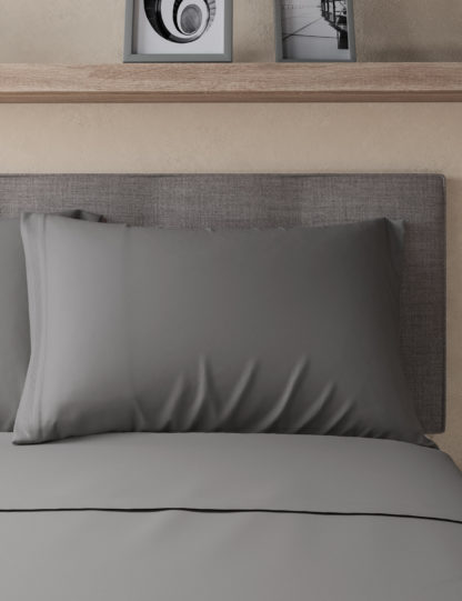 An Image of M&S 2pk Cotton Rich Percale Pillowcases