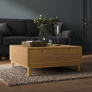 An Image of Hadley Coffee Table with Drawer Oak