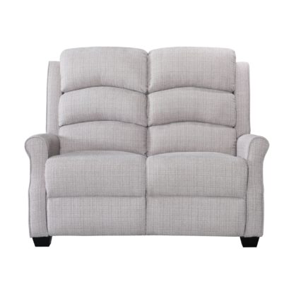 An Image of Ernest Textured Weave 2 Seater Grey