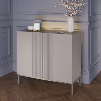 An Image of Iona Smart Small Sideboard Grey