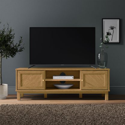 An Image of Hadley Wide TV Unit Oak