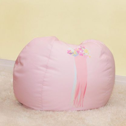 An Image of Rucomfy Kids 3D Unicorn Bean Bag