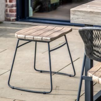 An Image of Newell Set of 2 Stools Brown