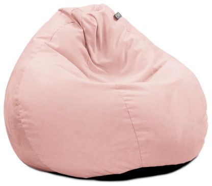 An Image of Rucomfy Velvet Slouchbag Bean Bag - Teal